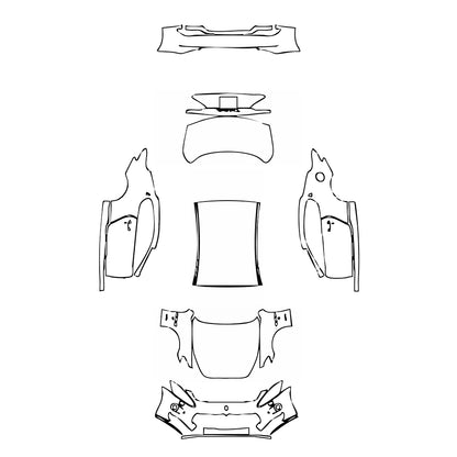Pre-Cut PPF Maserati GranTurismo Base 2008 - PPF-Kits