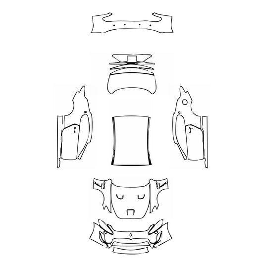 Pre-Cut PPF Maserati GranTurismo MC 2016 - PPF-Kits