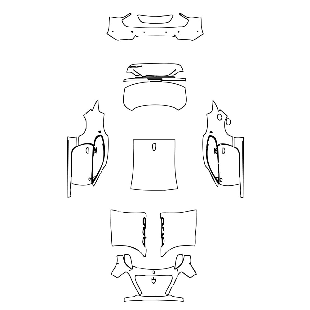 Pre-Cut PPF Maserati GranTurismo Modena 2023 - PPF-Kits