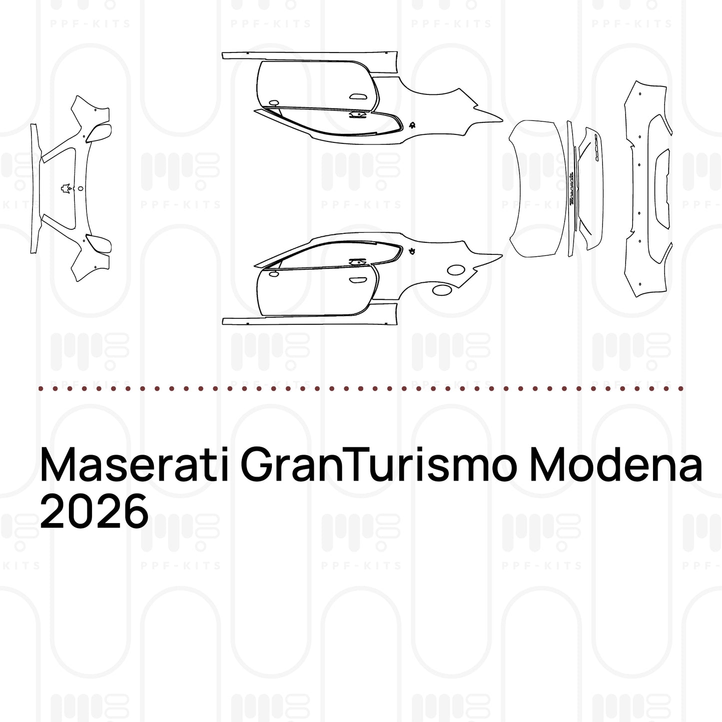 Pre-Cut PPF Maserati GranTurismo Modena 2026