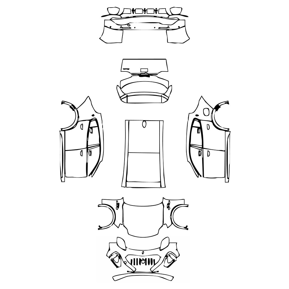 Pre-Cut PPF Maserati Grecale Folgore 2025 - PPF-Kits