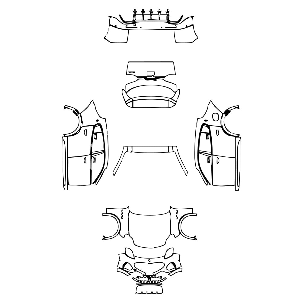 Pre-Cut PPF Maserati Grecale GT 2024 - PPF-Kits