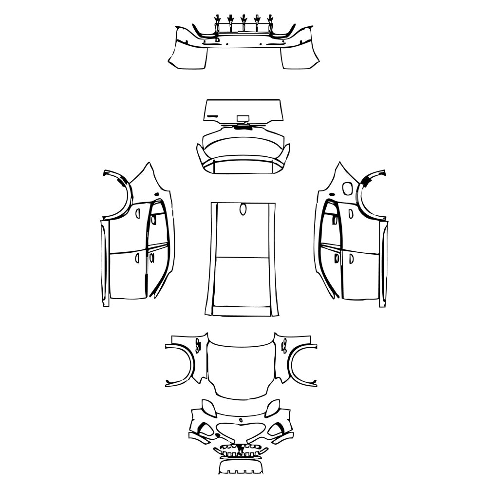 Pre-Cut PPF Maserati Grecale Modena 2024 - PPF-Kits