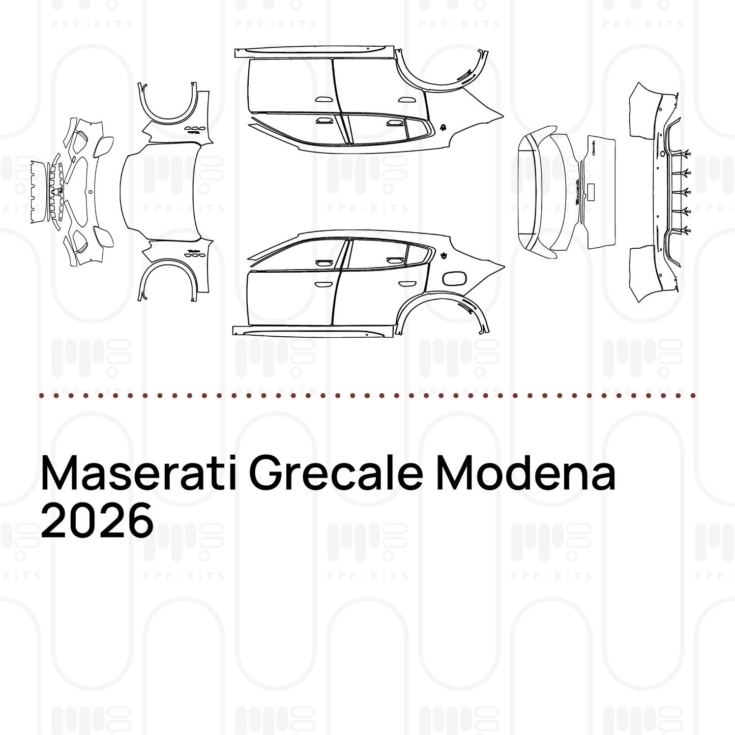 Pre-Cut PPF Maserati Grecale Modena 2026