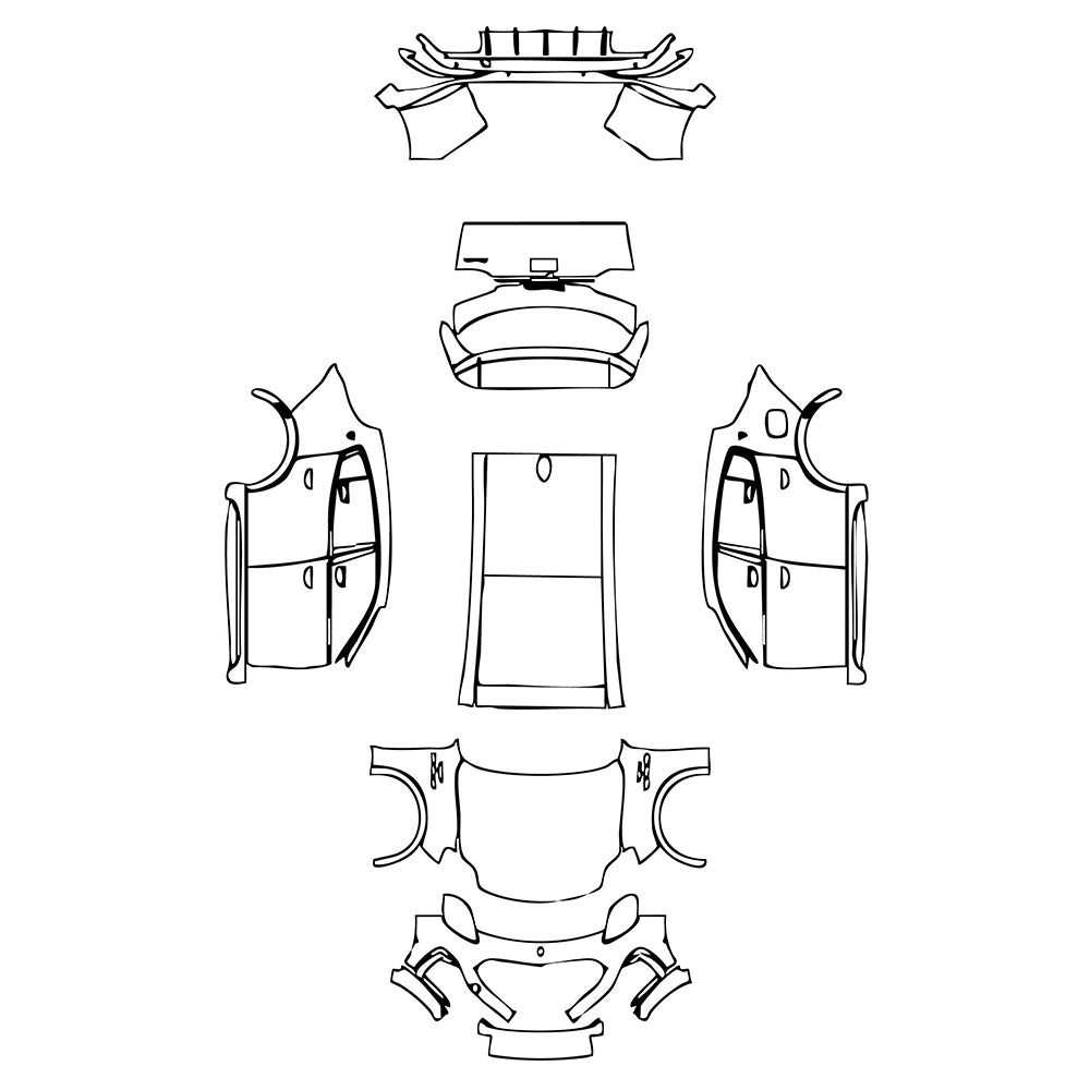 Pre-Cut PPF Maserati Grecale Trofeo 2024 - PPF-Kits