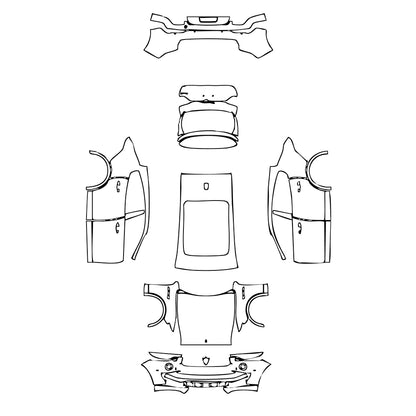 Pre-Cut PPF Maserati Levante GT 2023 - PPF-Kits