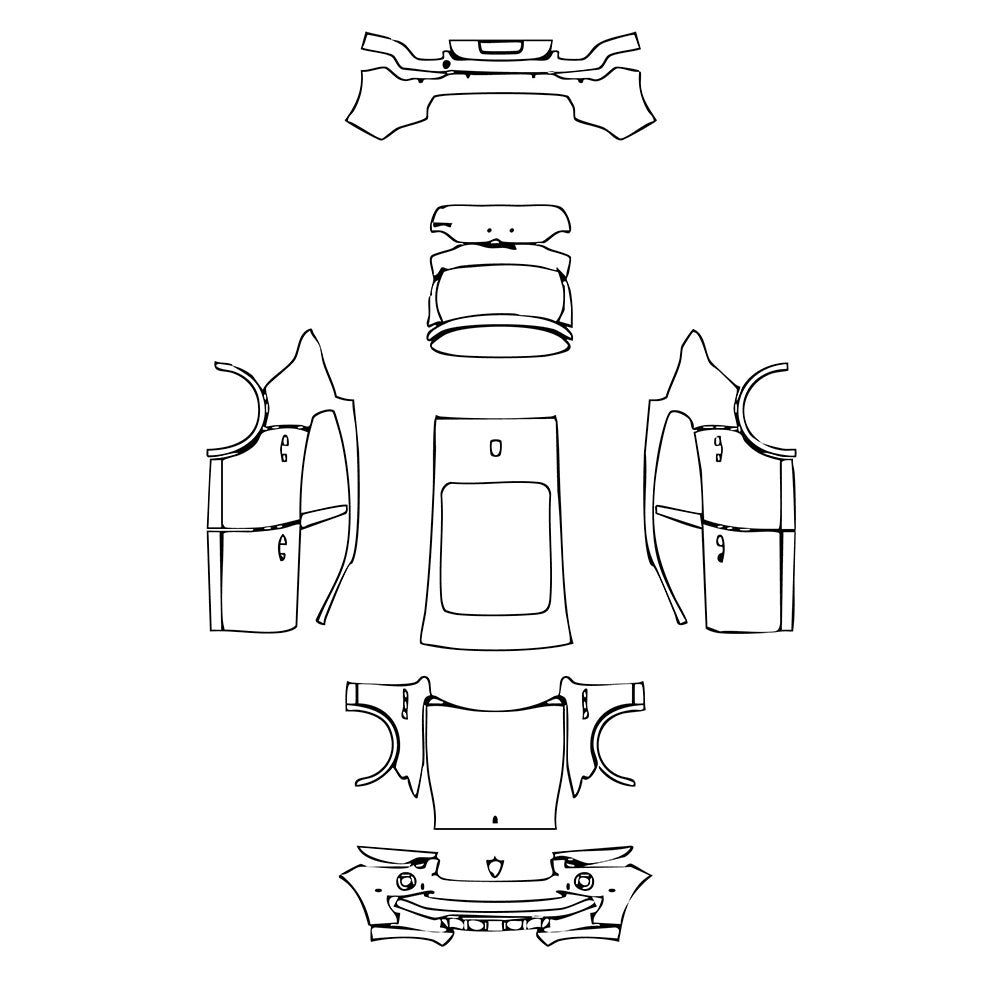 Pre-Cut PPF Maserati Levante GT 2025 - PPF-Kits