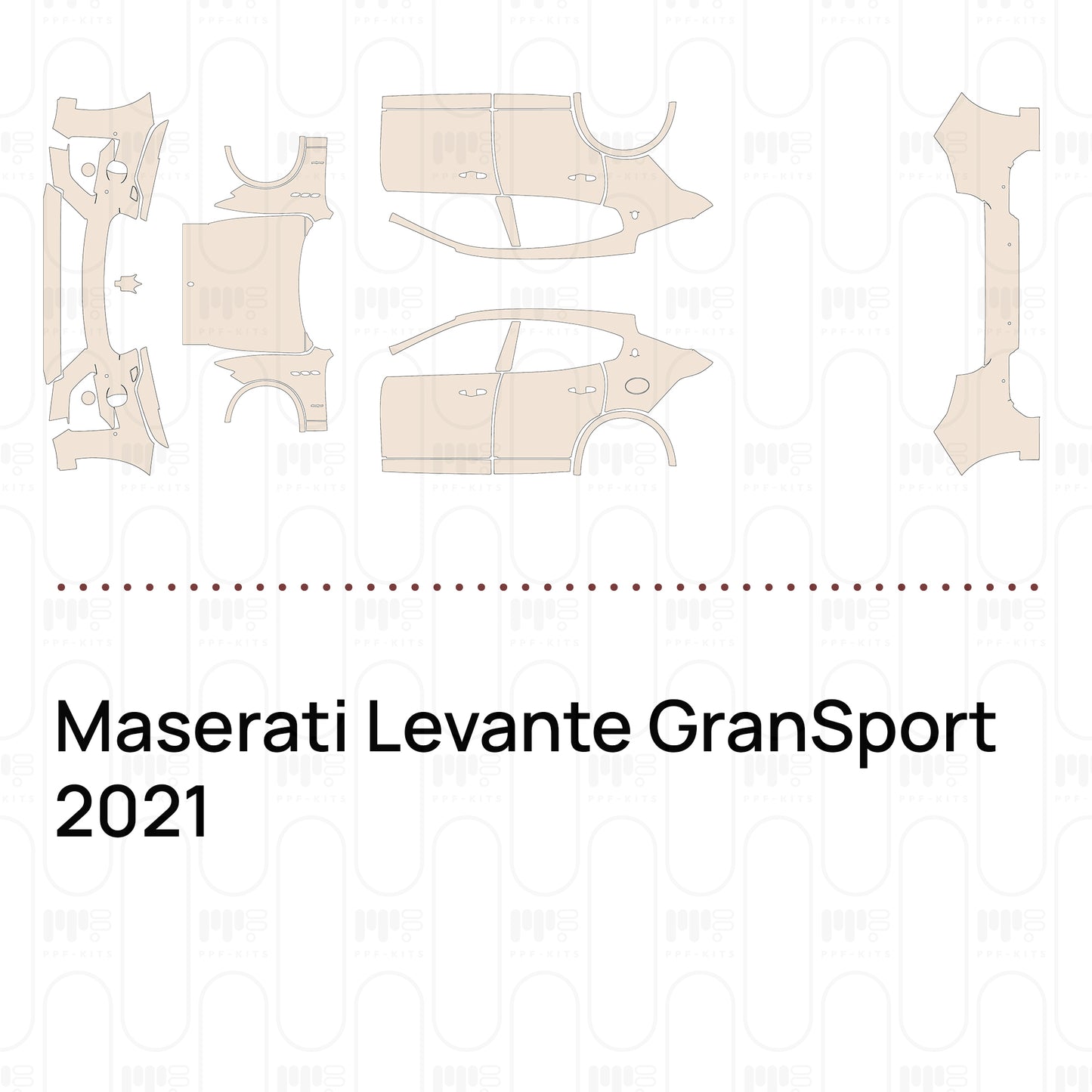 Pre-Cut PPF Maserati Levante GranSport 2021