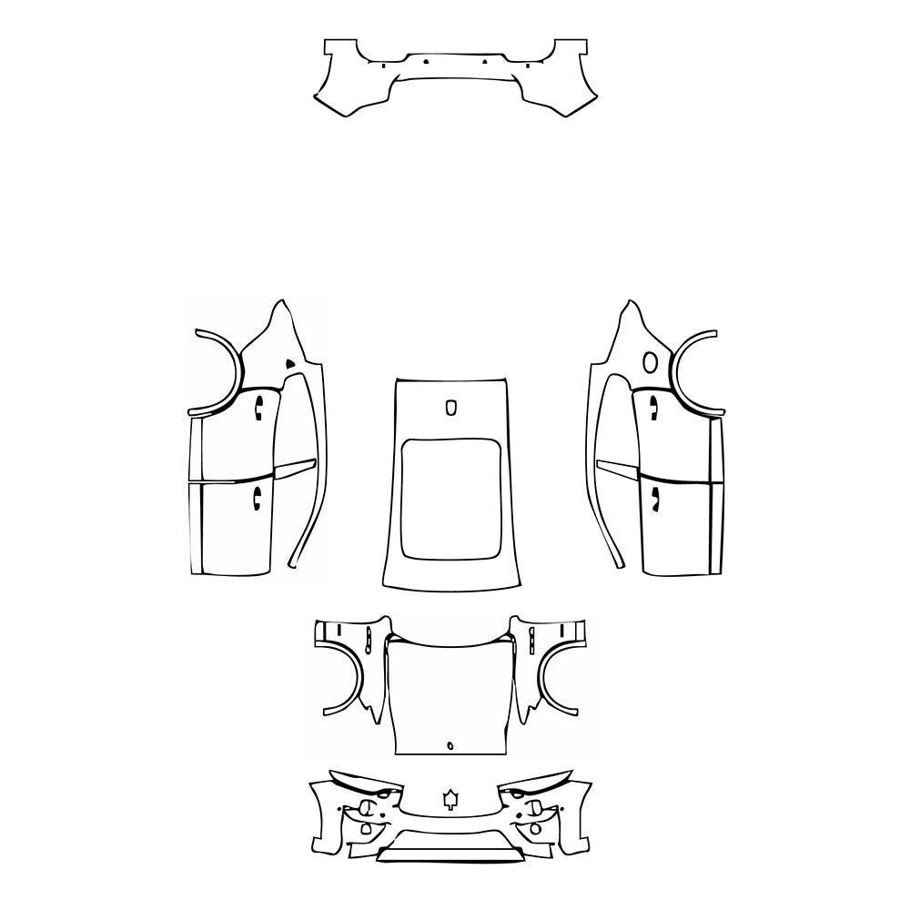 Pre-Cut PPF Maserati Levante Levante GranSport 2021 - PPF-Kits