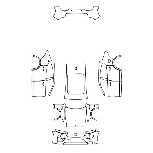 Pre-Cut PPF Maserati Levante Levante S GranSport 2020 - PPF-Kits