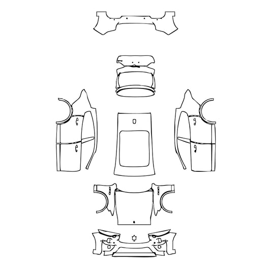 Pre-Cut PPF Maserati Levante Modena 2025 - PPF-Kits