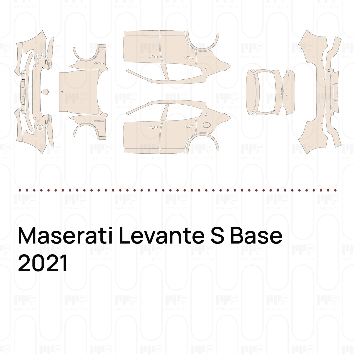 Pre-Cut PPF Maserati Levante S Base 2021