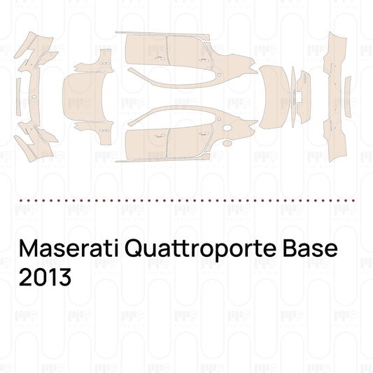 Pre-Cut PPF Maserati Quattroporte Base 2013