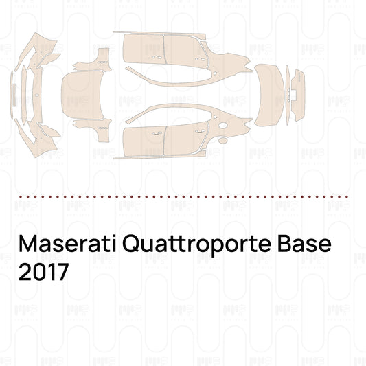 Pre-Cut PPF Maserati Quattroporte Base 2017