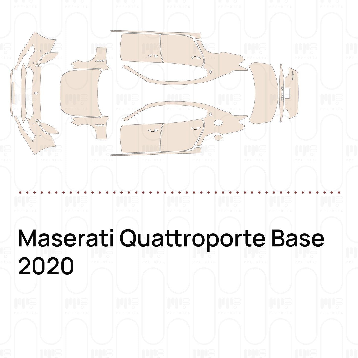 Pre-Cut PPF Maserati Quattroporte Base 2020
