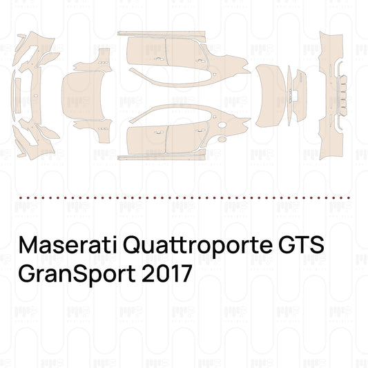 Pre-Cut PPF Maserati Quattroporte GTS GranSport 2017