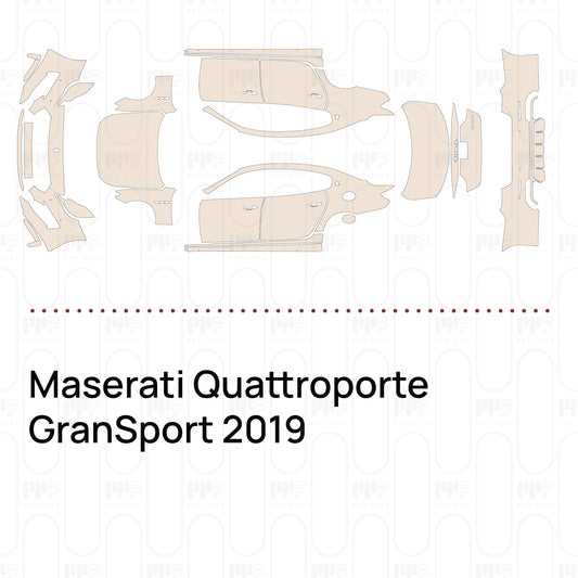 Pre-Cut PPF Maserati Quattroporte GranSport 2019