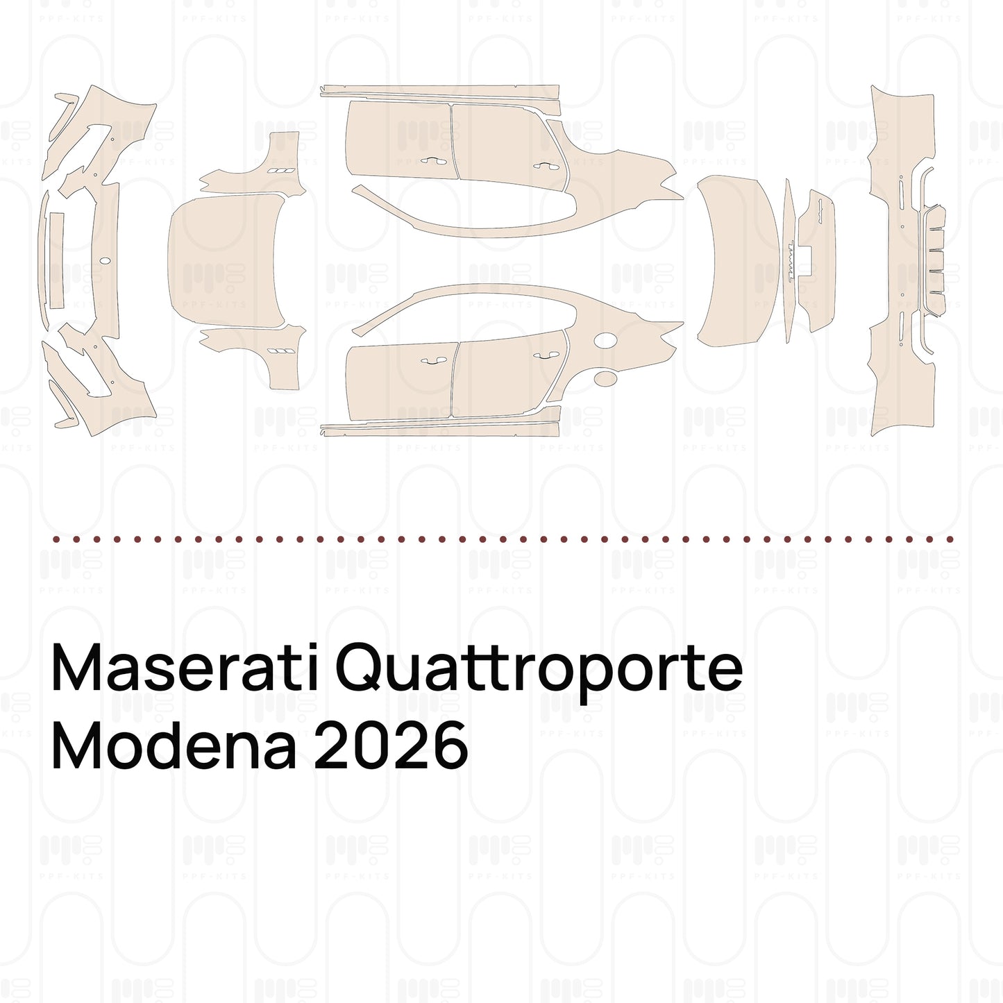 Pre-Cut PPF Maserati Quattroporte Modena 2026