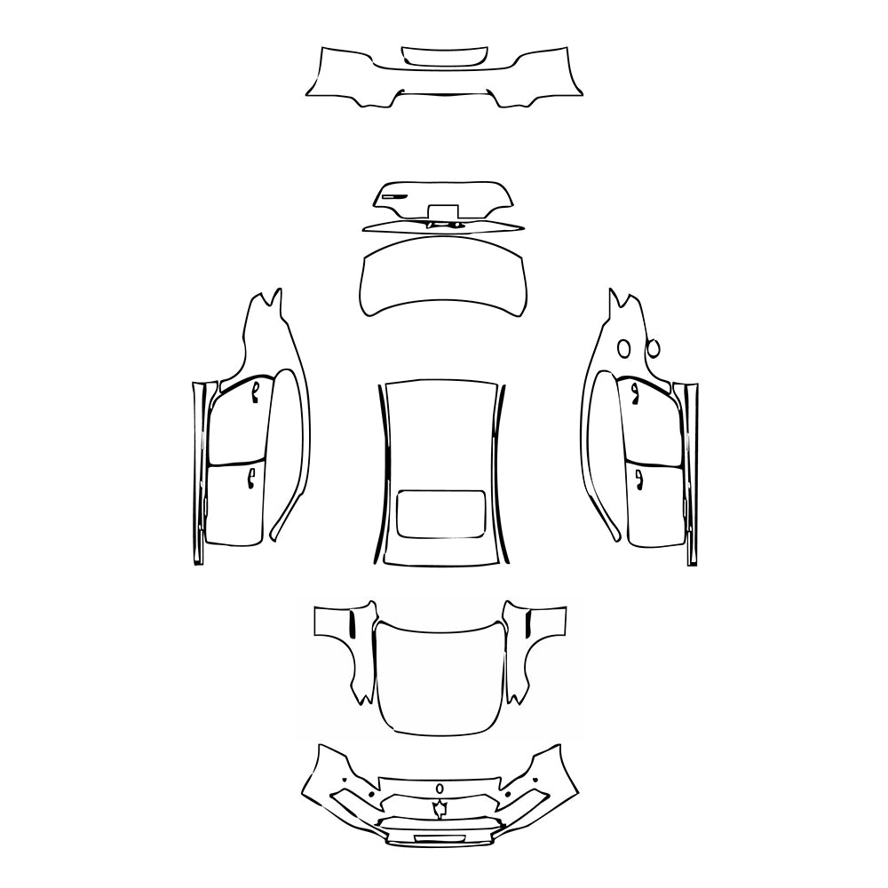 Pre-Cut PPF Maserati Quattroporte Quattroporte GT 2023 - PPF-Kits
