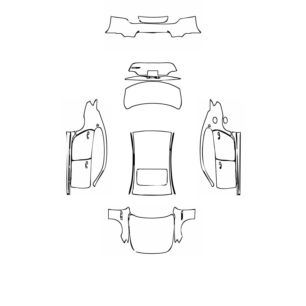 Pre-Cut PPF Maserati Quattroporte Quattroporte S GranLusso 2017 - PPF-Kits