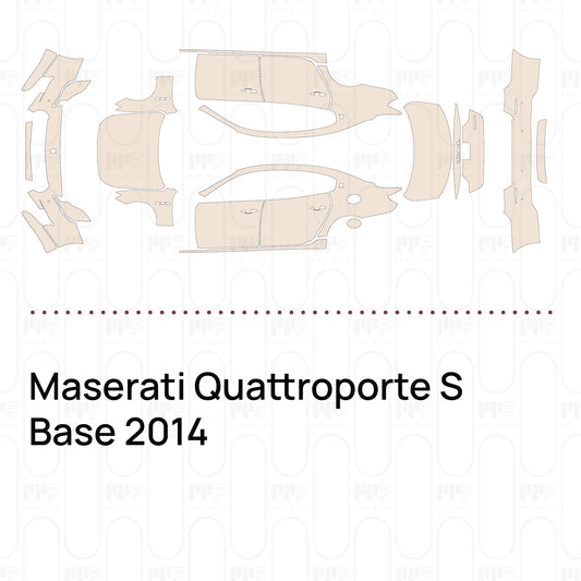 Pre-Cut PPF Maserati Quattroporte S Base 2014