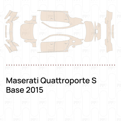 Pre-Cut PPF Maserati Quattroporte S Base 2015