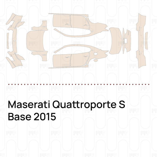 Pre-Cut PPF Maserati Quattroporte S Base 2015