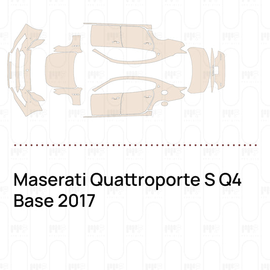 Pre-Cut PPF Maserati Quattroporte S Q4 Base 2017