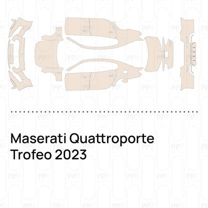 Pre-Cut PPF Maserati Quattroporte Trofeo 2023