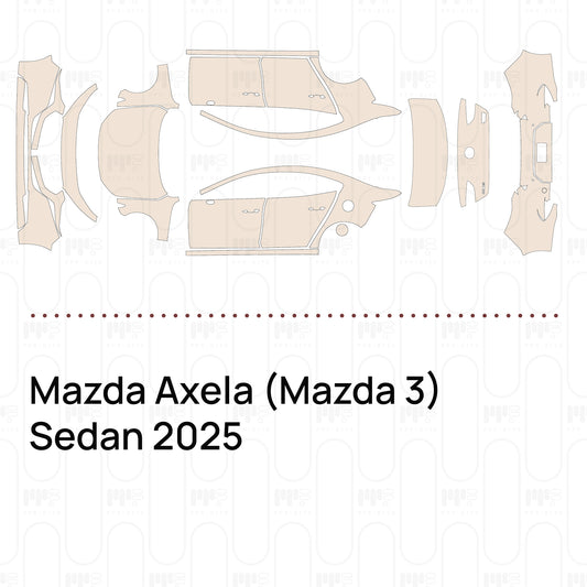 Pre-Cut PPF Mazda Axela (Mazda 3) Sedan 2025