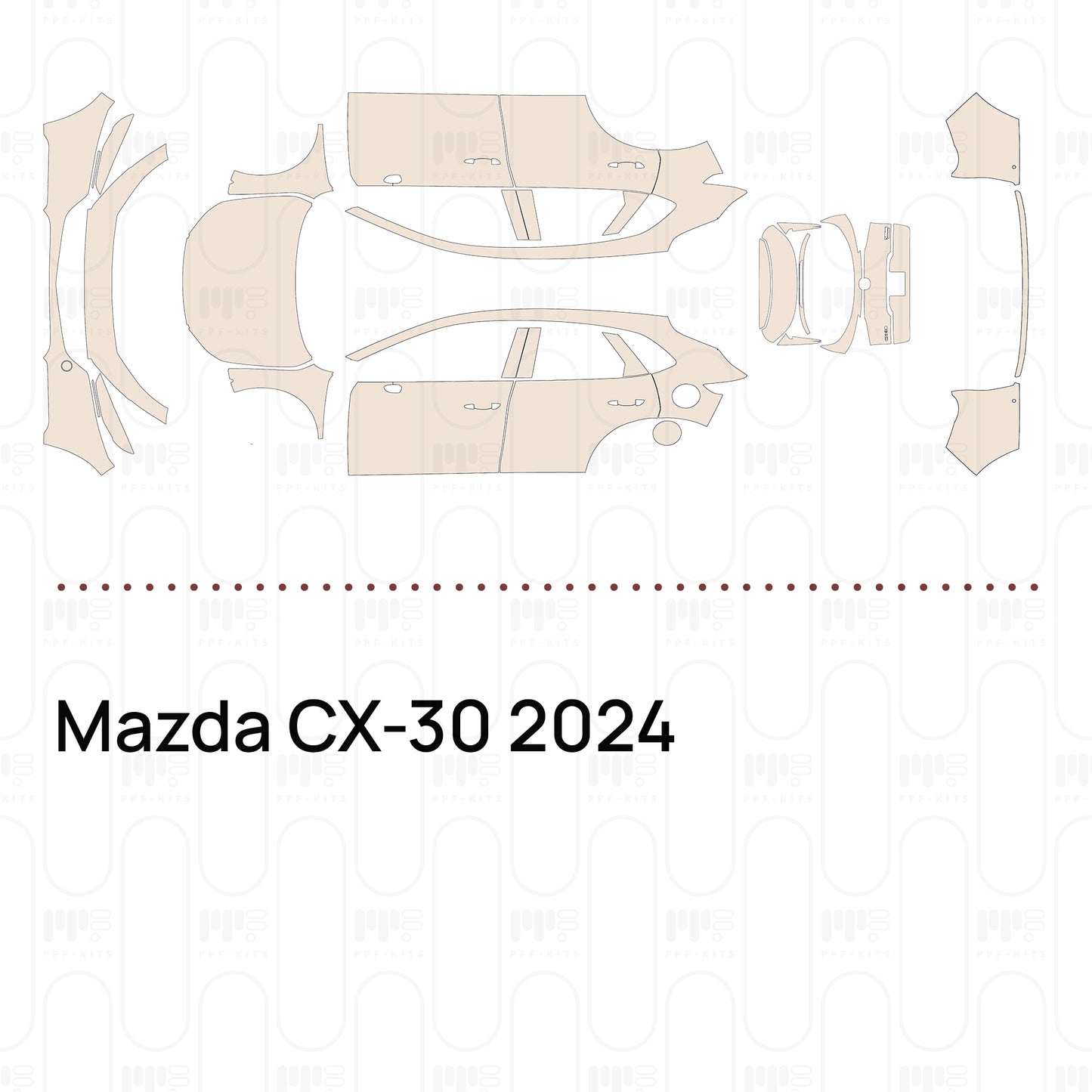 Pre-Cut PPF Mazda CX-30 2024