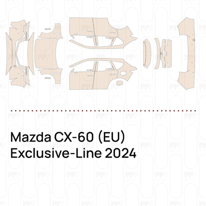 Pre-Cut PPF Mazda CX-60 (EU) Exclusive-Line 2024