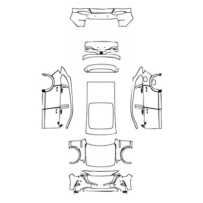 Pre-Cut PPF Mazda CX-80 (EU) Homura Plus 2024 - PPF-Kits