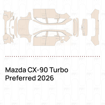Pre-Cut PPF Mazda CX-90 Turbo Preferred 2026