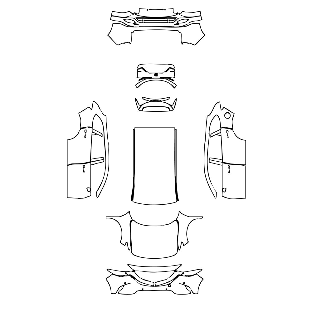 Pre-Cut PPF Mazda CX-9 2016 - PPF-Kits