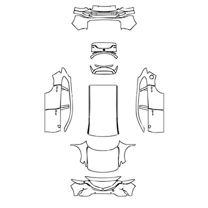 Pre-Cut PPF Mazda CX-9 2021 - PPF-Kits