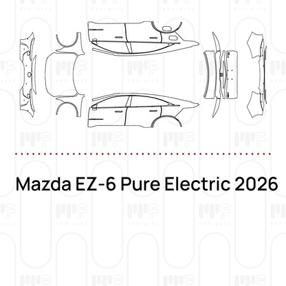 Pre-Cut PPF Mazda EZ-6 Pure Electric 2026