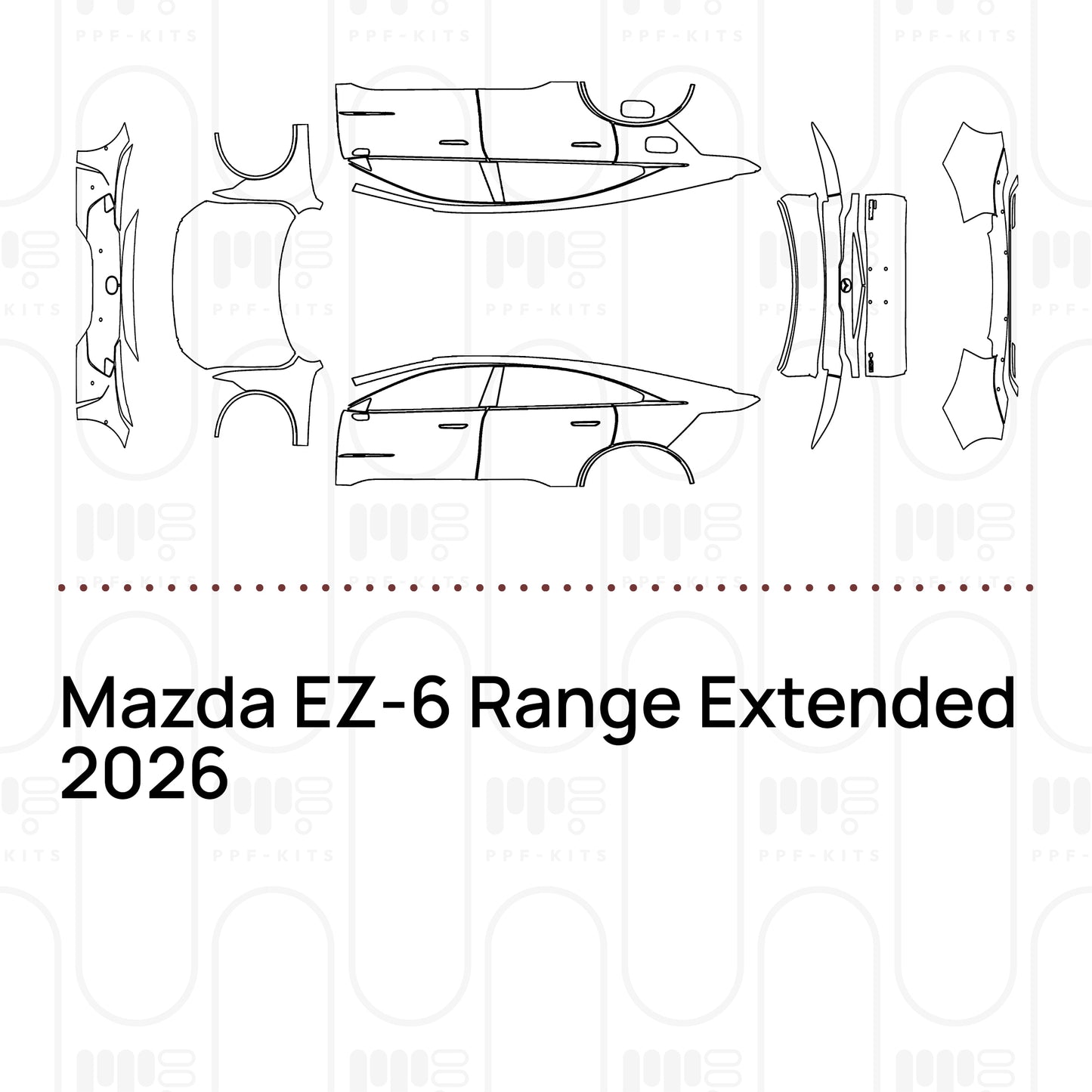 Pre-Cut PPF Mazda EZ-6 Range Extended 2026