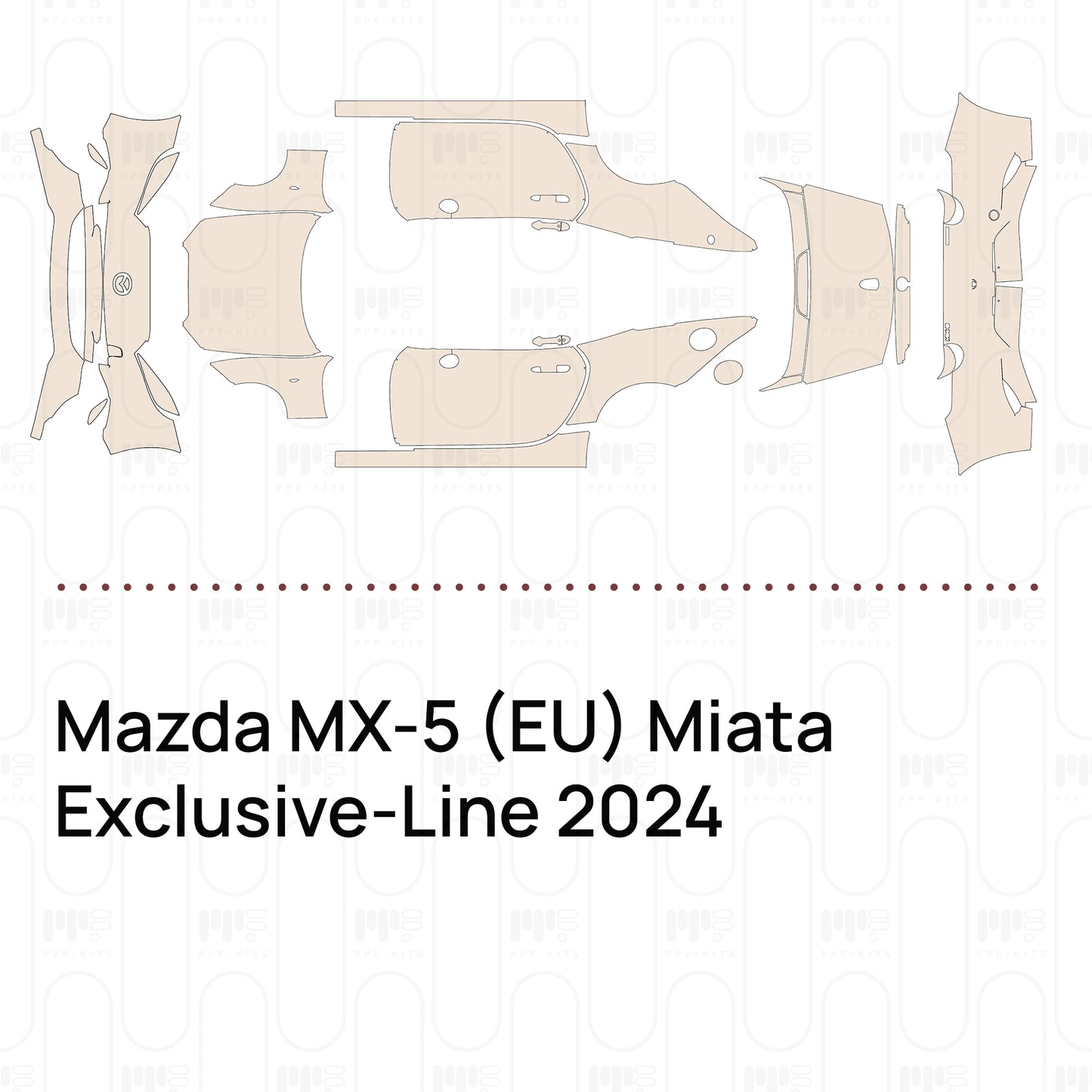 Pre-Cut PPF Mazda MX-5 (EU) Miata Exclusive-Line 2024