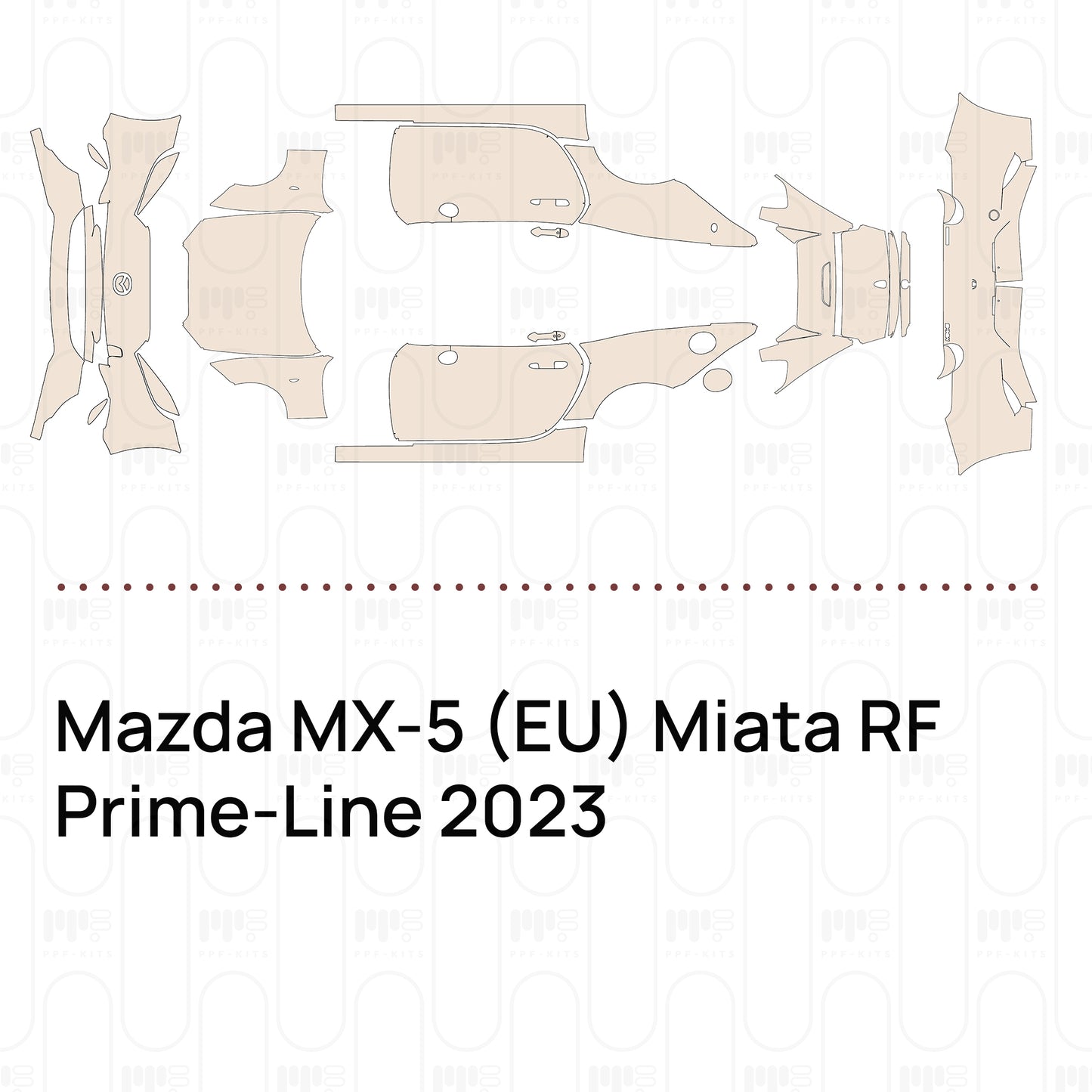Pre-Cut PPF Mazda MX-5 (EU) Miata RF Prime-Line 2023