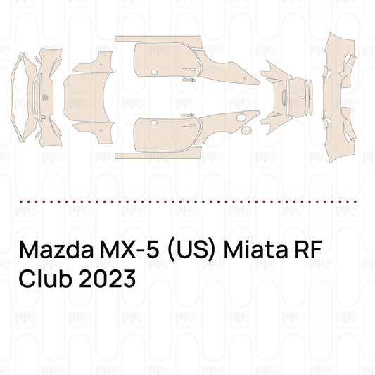Pre-Cut PPF Mazda MX-5 (US) Miata RF Club 2023