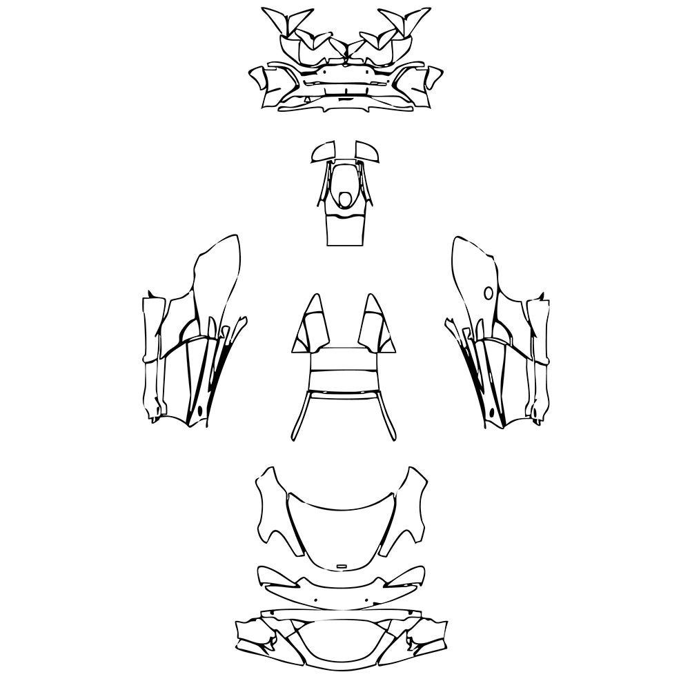 Pre-Cut PPF McLaren 600LT Spider 2020 - PPF-Kits