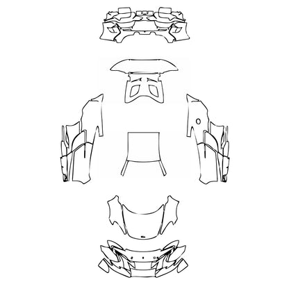 Pre-Cut PPF McLaren 675 675LT Coupe 2015 - PPF-Kits