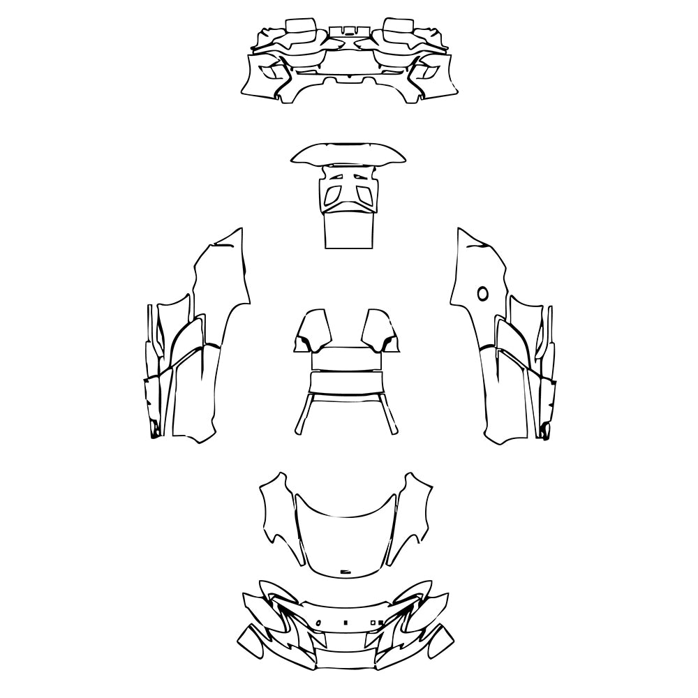 Pre-Cut PPF McLaren 675 675LT Spider 2017 - PPF-Kits