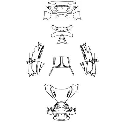 Pre-Cut PPF McLaren 720S Coupe 2017 - PPF-Kits