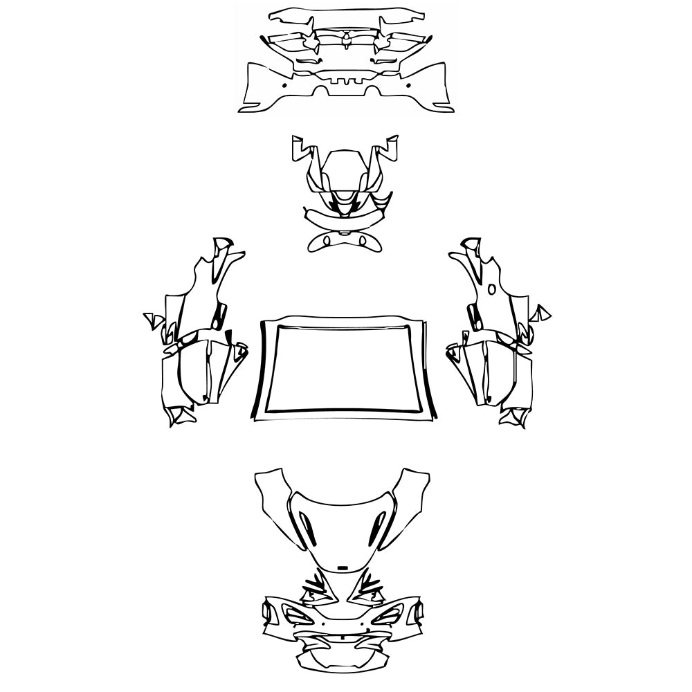 Pre-Cut PPF McLaren 720S Spider 2023 - PPF-Kits