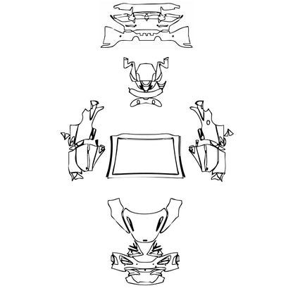 Pre-Cut PPF McLaren 720S Spider 2024 - PPF-Kits