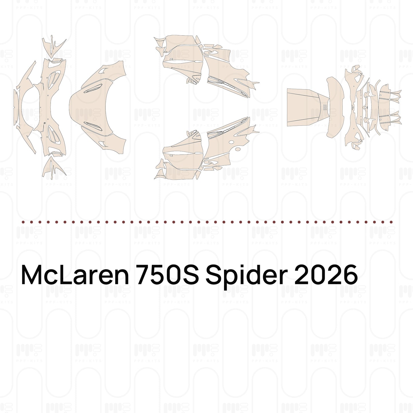 Pre-Cut PPF McLaren 750S Spider 2026