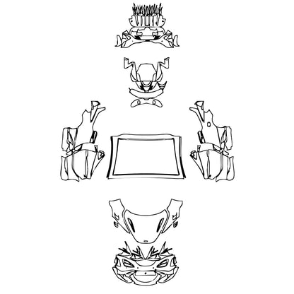 Pre-Cut PPF McLaren 765LT Spider 2020 - PPF-Kits