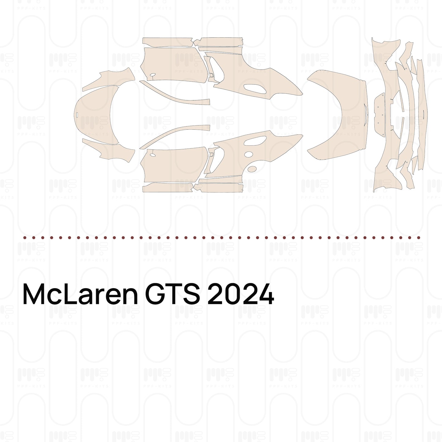 Pre-Cut PPF McLaren GTS 2024